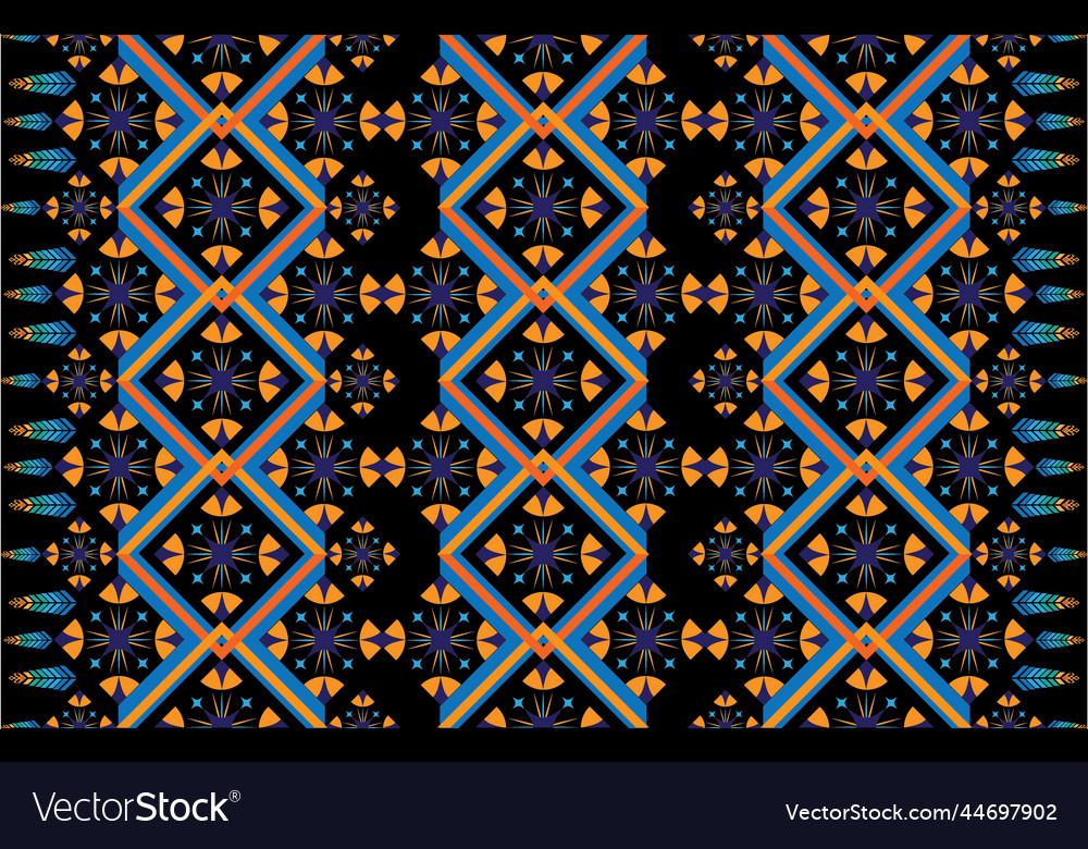 Gypsy pattern tribal ethnic motifs geometric