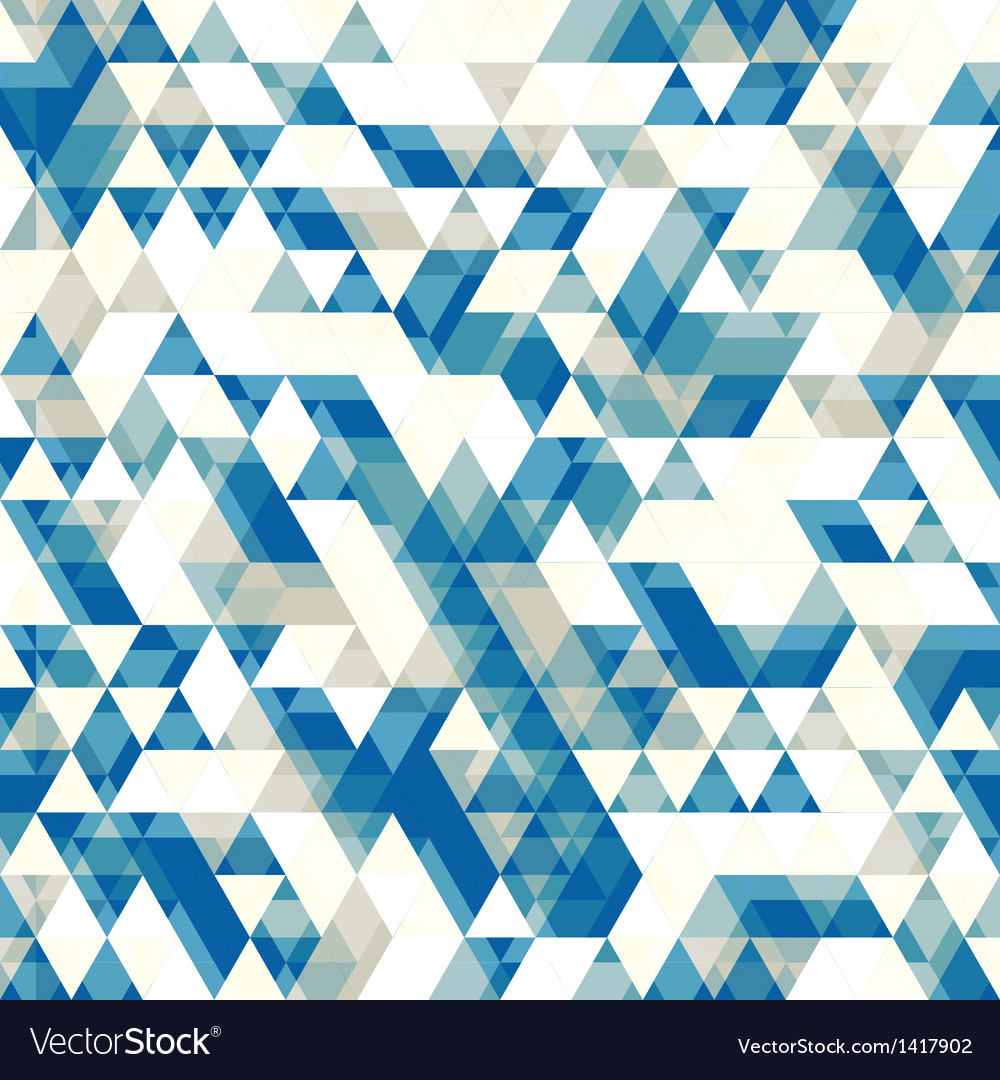 Retro abstract pattern with triangles
