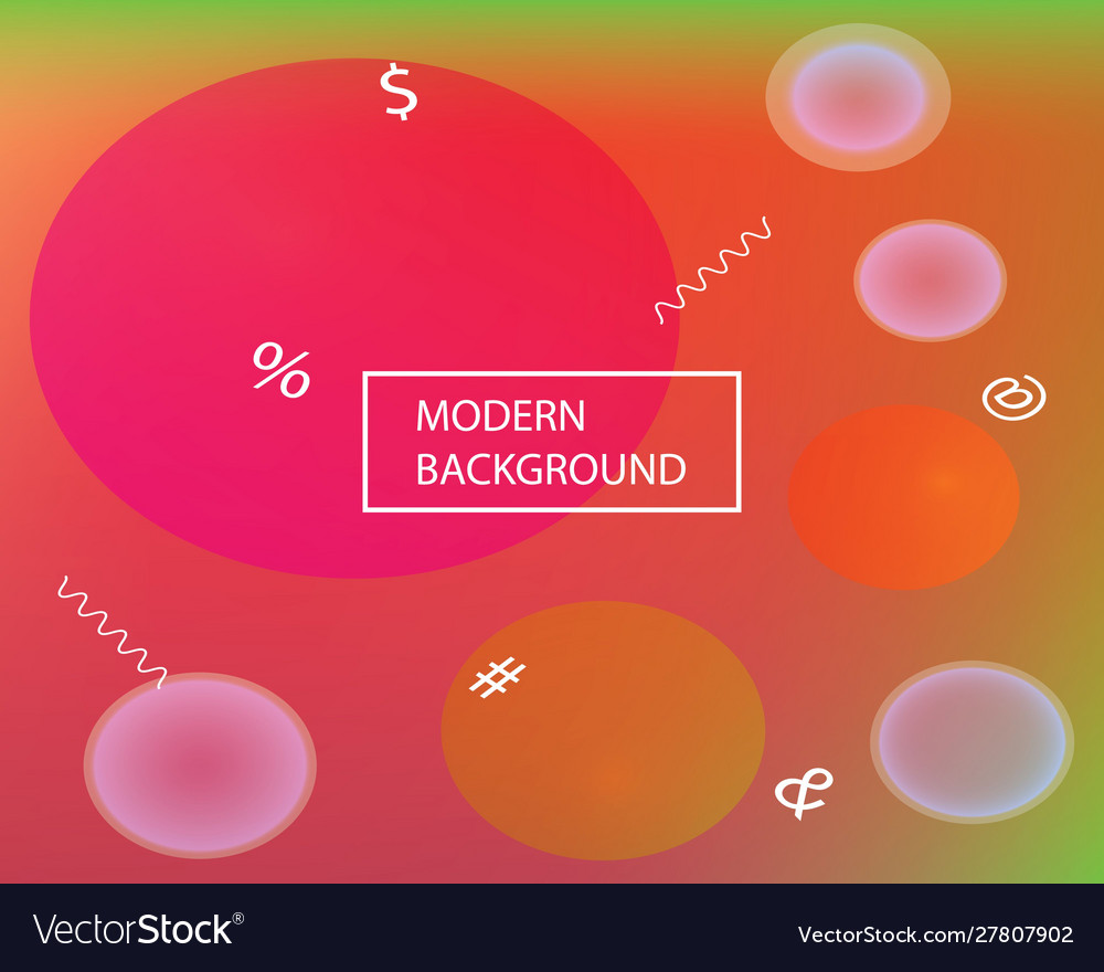 Soft color gradient background vector image Soft color gradient background
