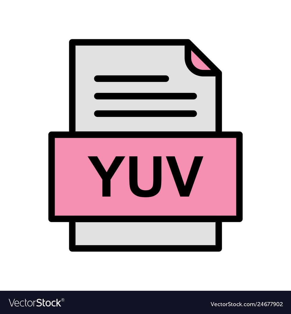 Yuv file document icon