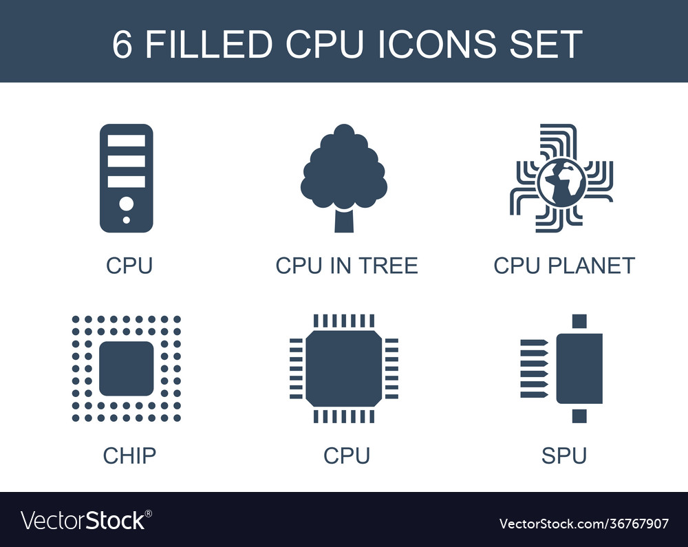 6 cpu icons