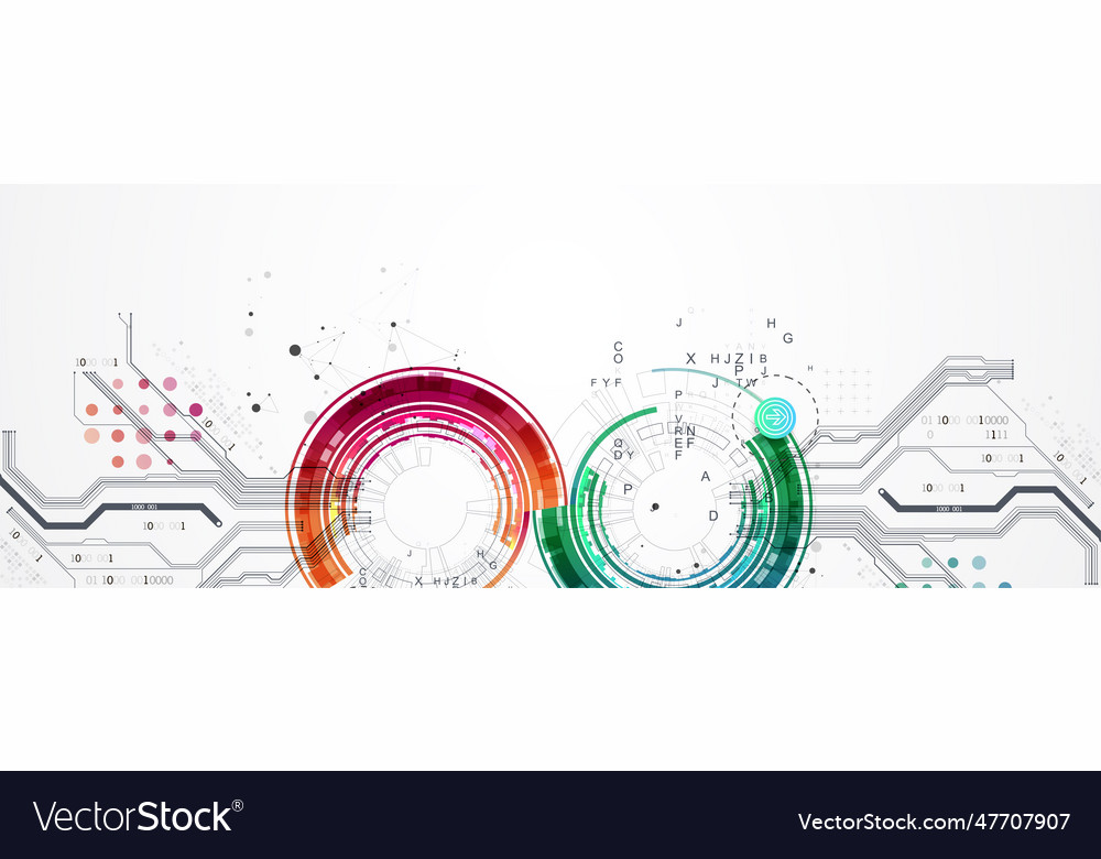 Abstract background with plexus effect scientific Vector Image