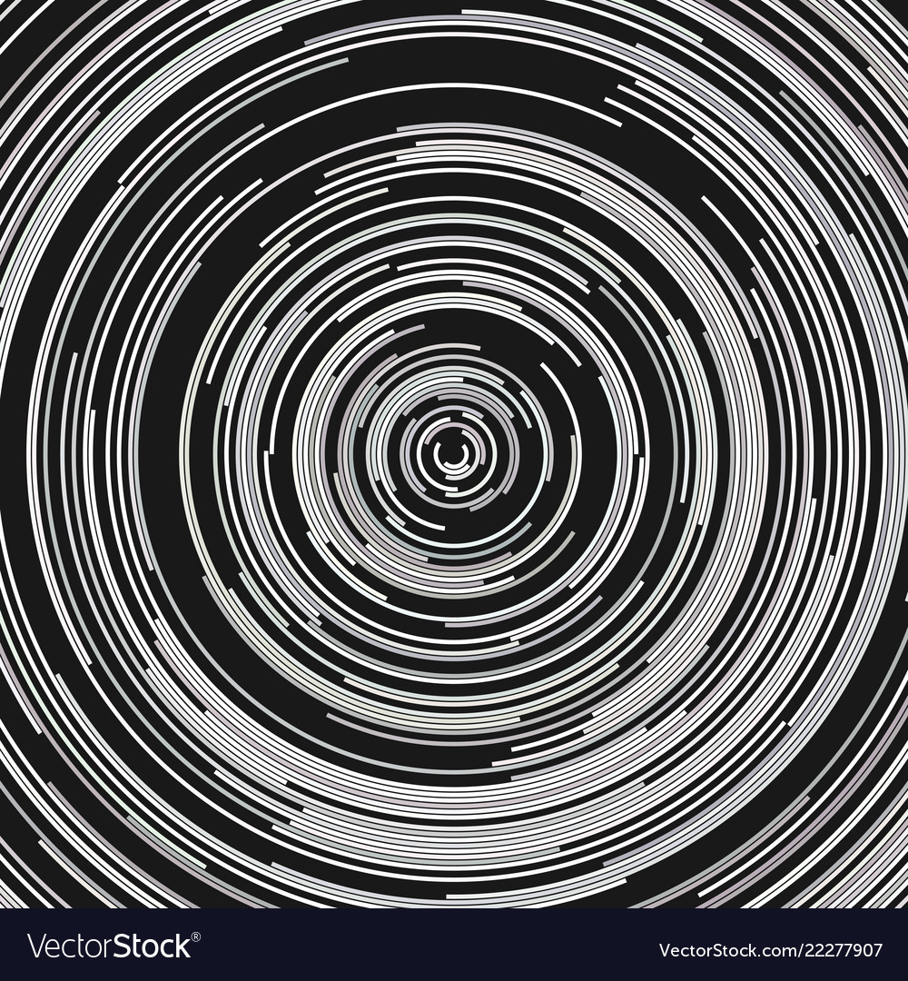 Abstract circular background - graphic from half