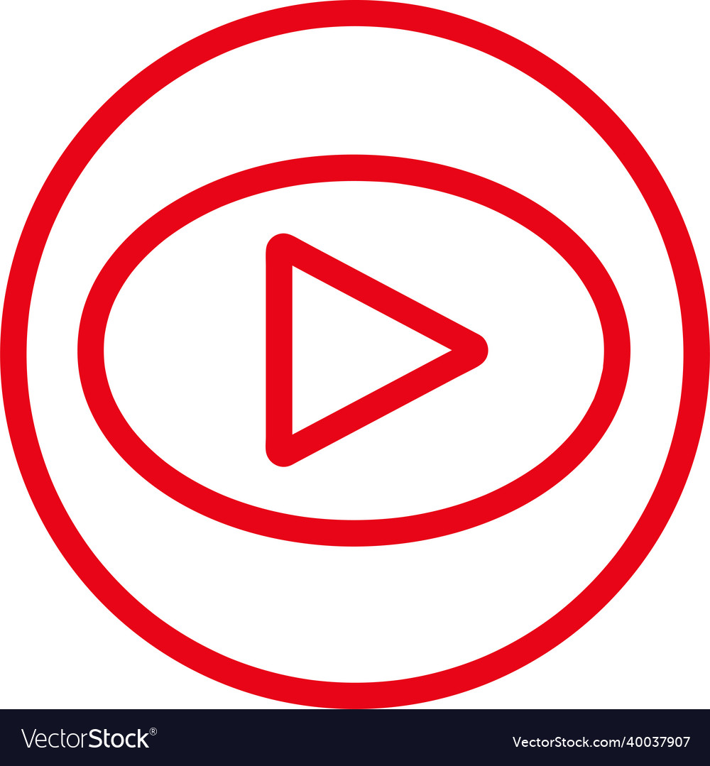 Button video player icon sign design