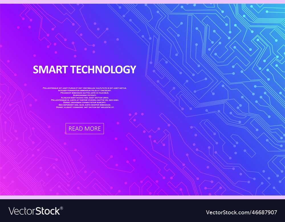 Digital technology background Vector Image Digital technology background