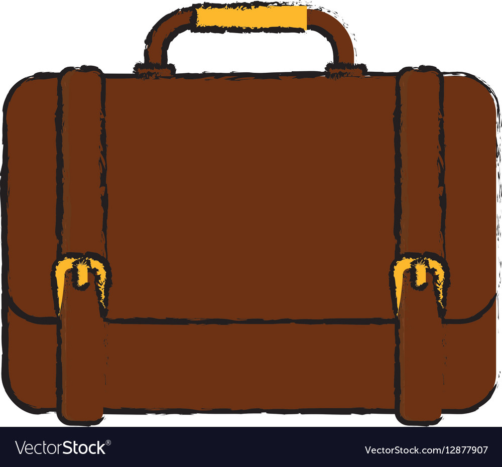 Isolated business briefcase