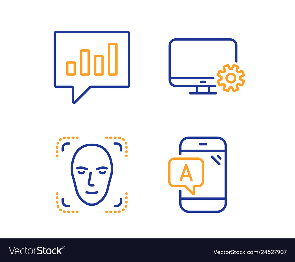 Monitor settings face detection and analytical