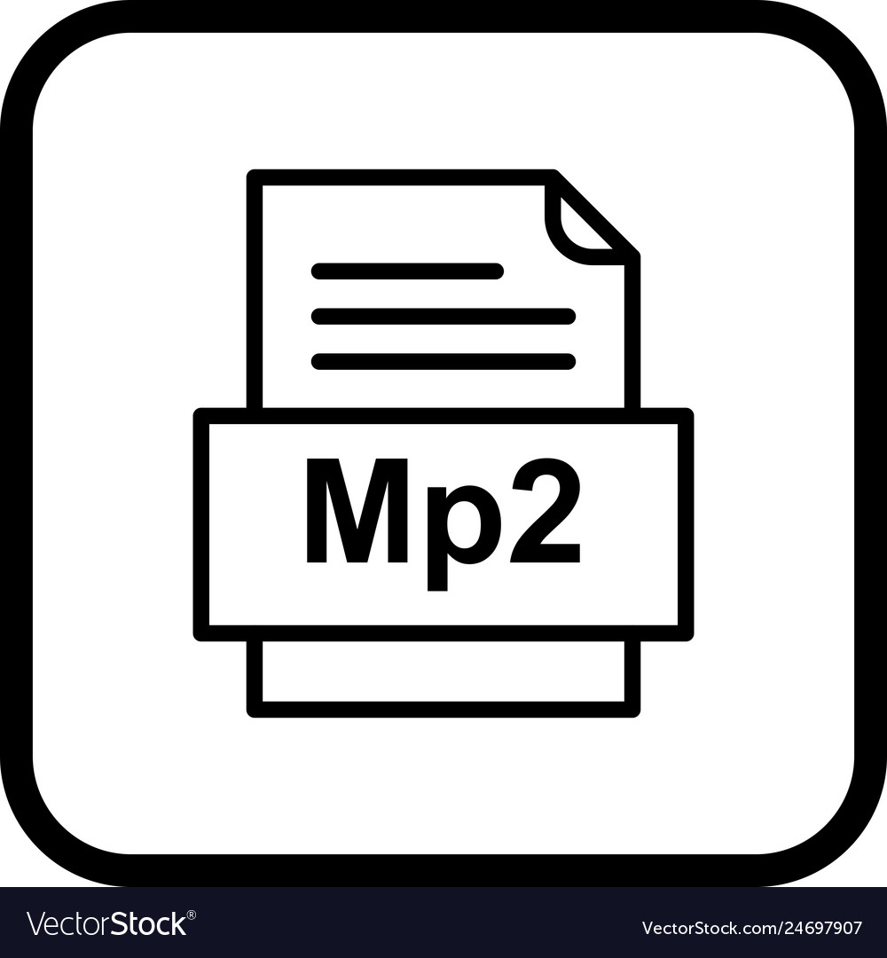 Mp2 file document icon