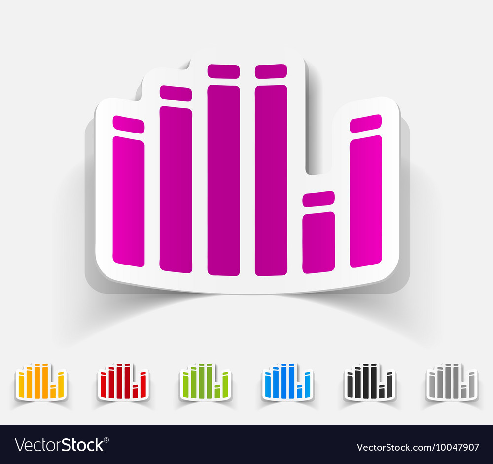 Realistic design element equalizer