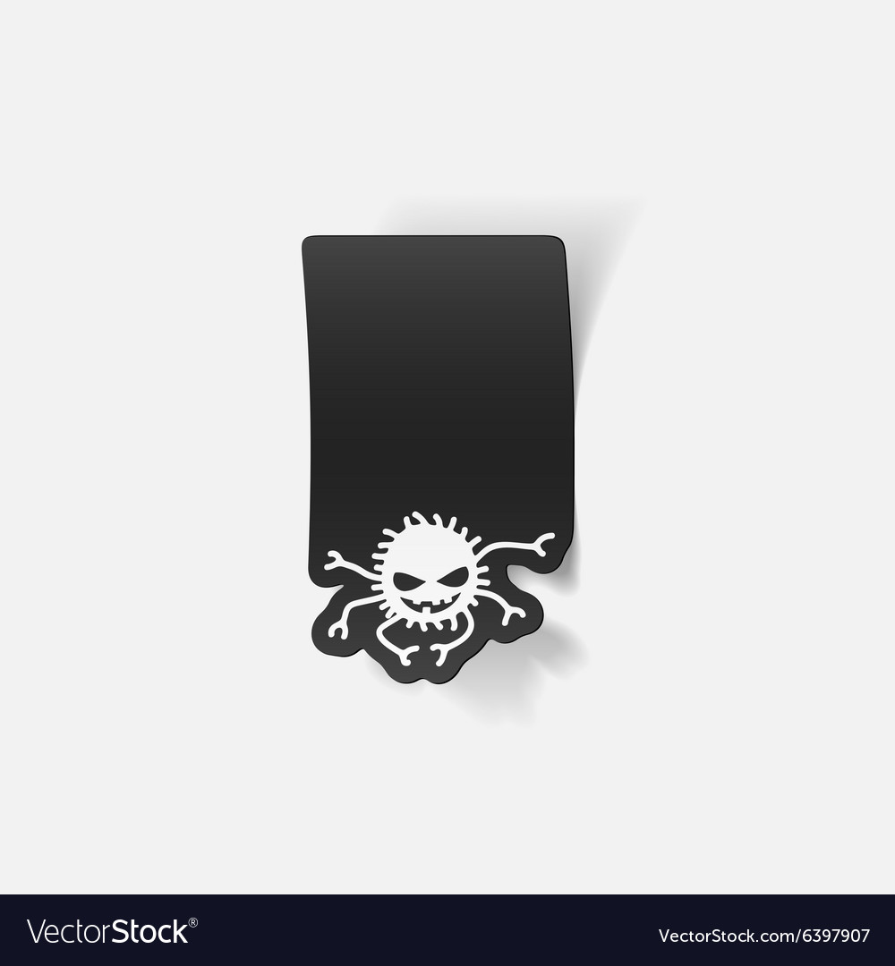 Realistic design element spider