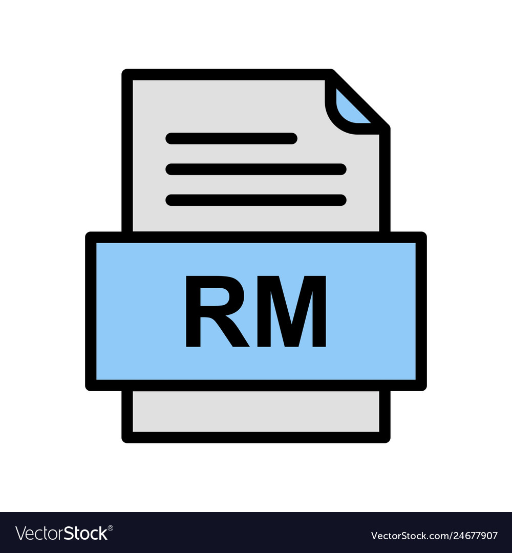 Rm file document icon