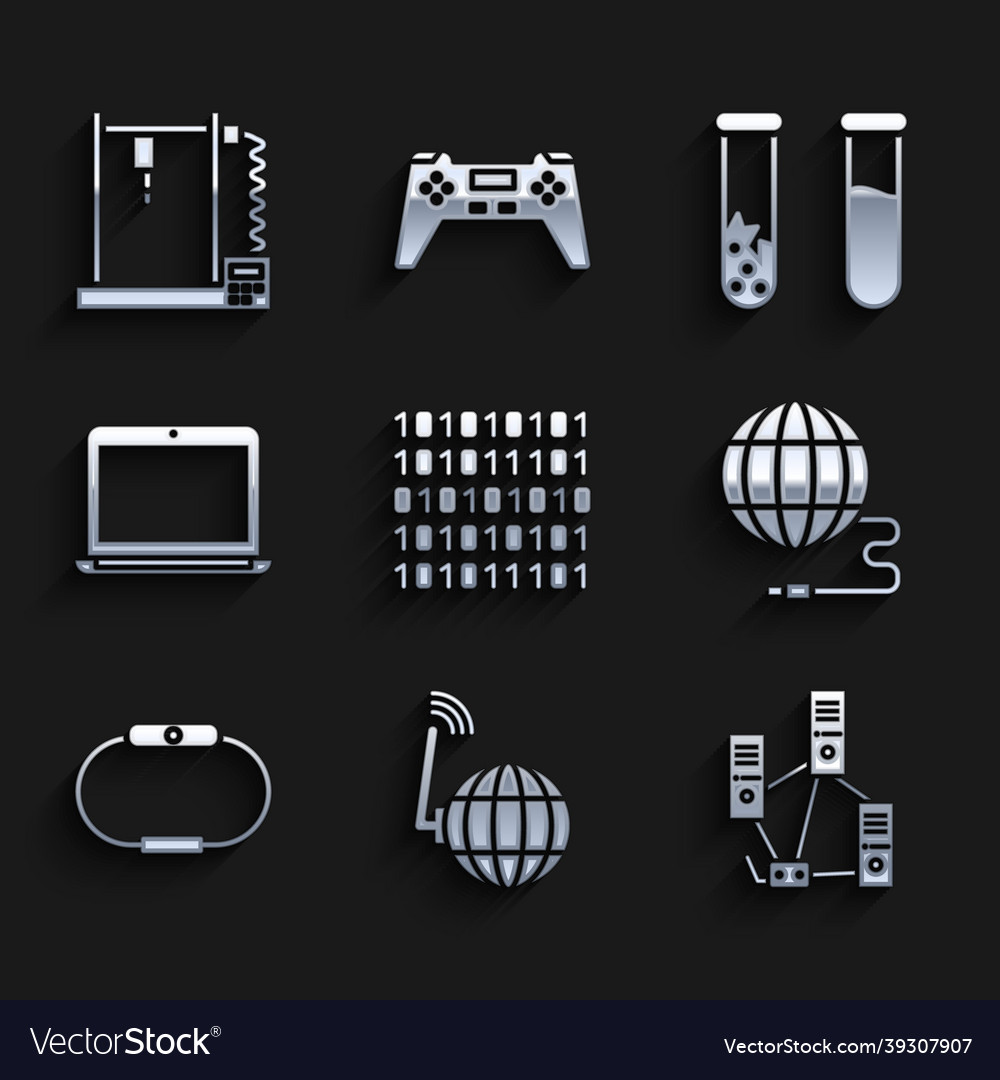 Binärcode sozialen Netzwerk Computer