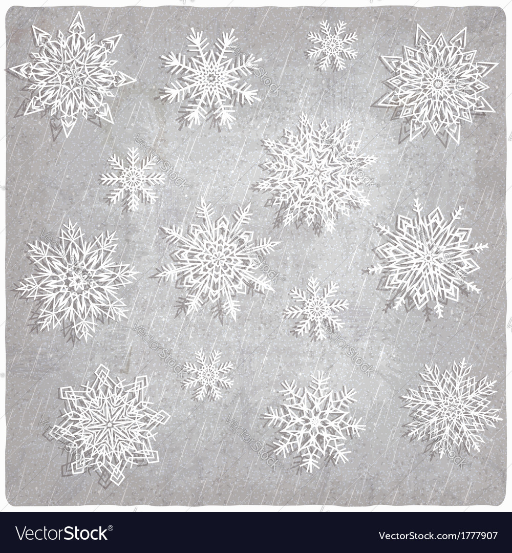 Snowflake Winter Background