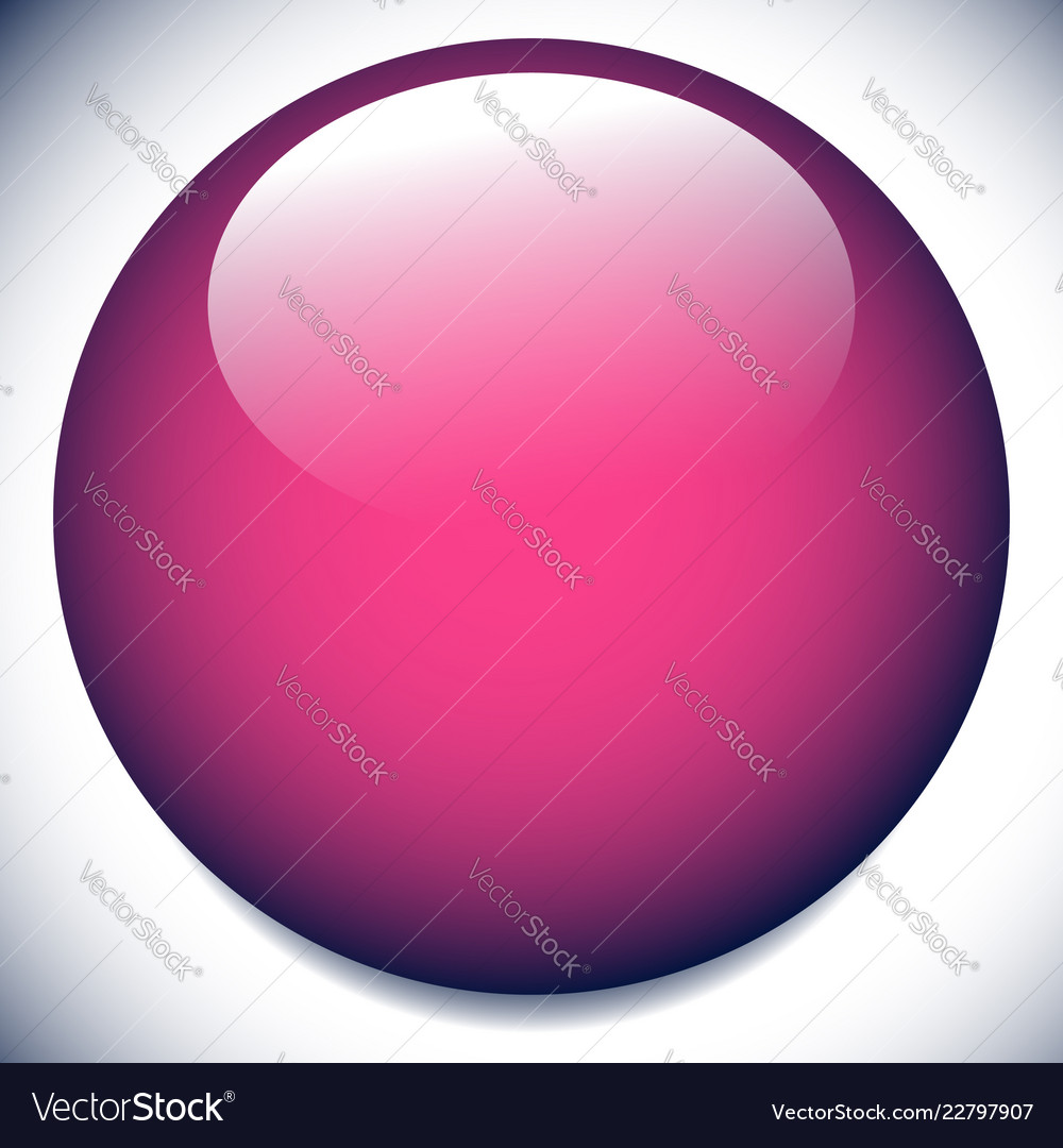 Sphere circle buttons with blank space and glossy