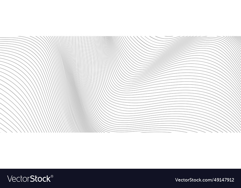 Abstract black and white wave background