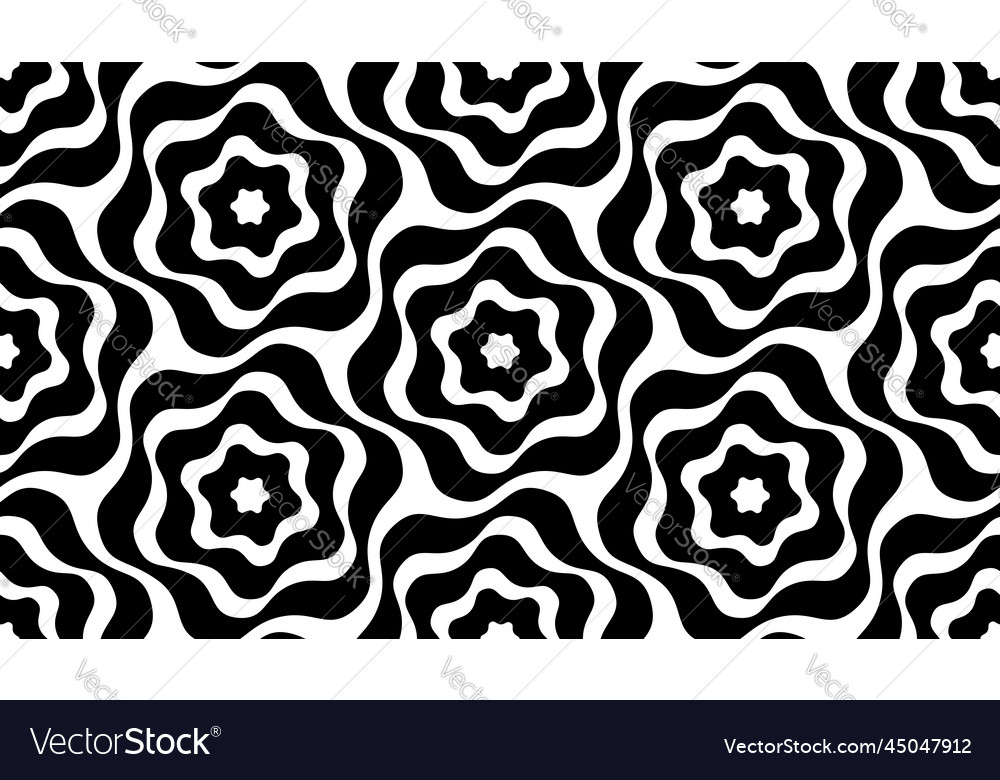 Abstract Wavy Line Pattern