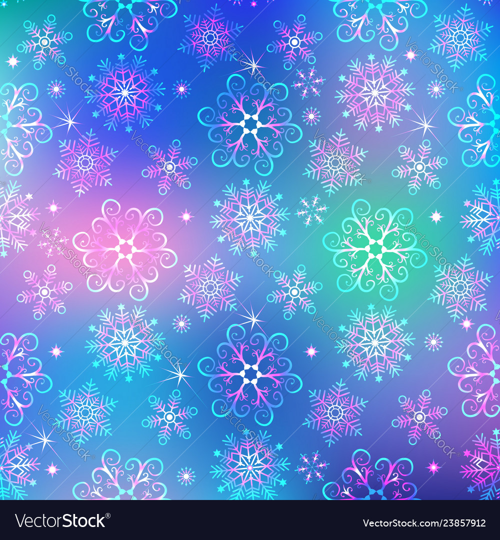 Colorful Snowflake Pattern