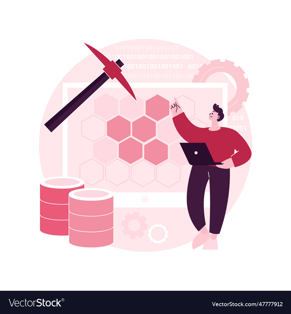 Data mining abstract concept Vector Image Data mining abstract concept