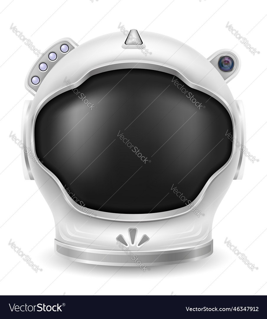 Space Astronaut Helm für Raumschiffsflug vector image Space Astronaut Helm für Raumschiffsflug