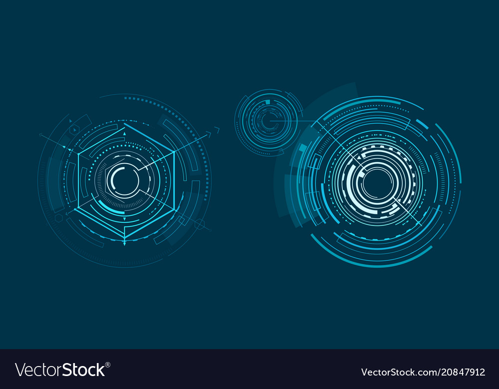 Zwei Vorlagen von heller Schnittstelle geometrische Banner