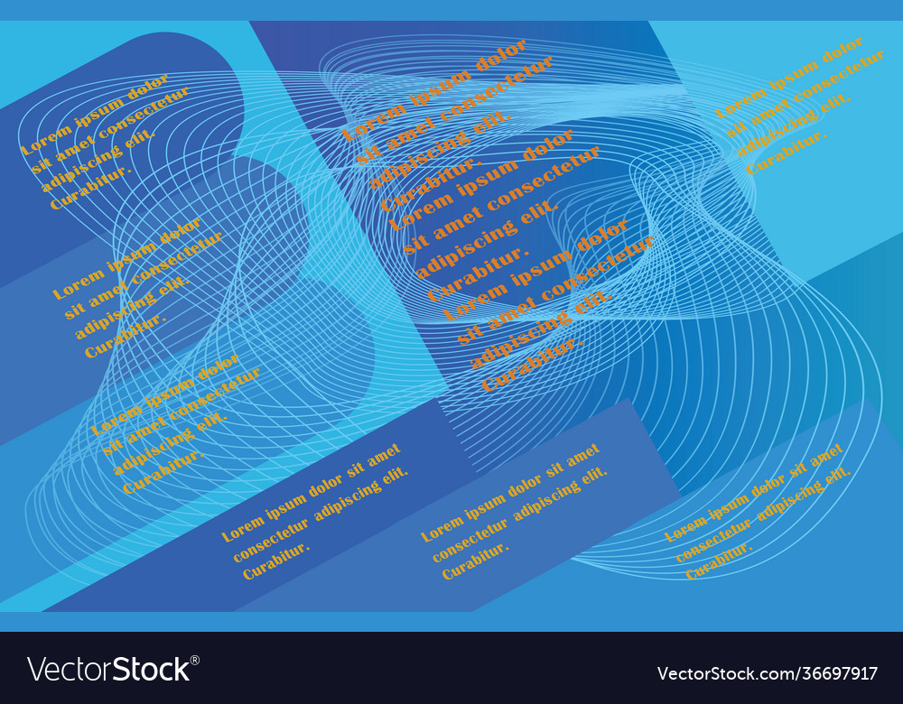 Abstract business background for template design vector image Abstract business background for template design