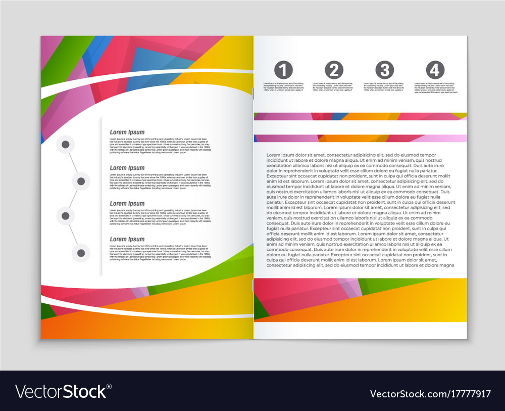 Abstract layout background set for art