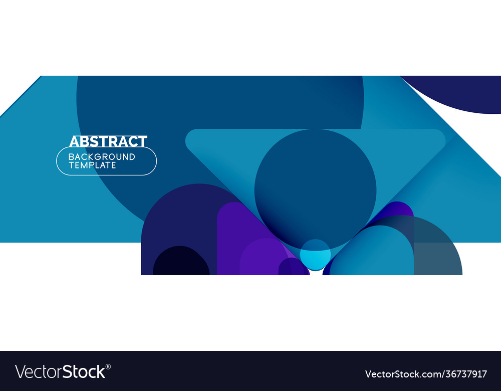Flat geometric round shapes and dynamic lines