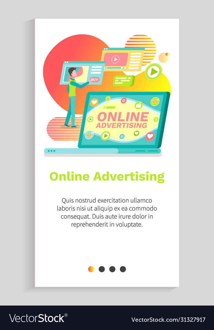 Internet communication social network web vector image Internet communication social network web