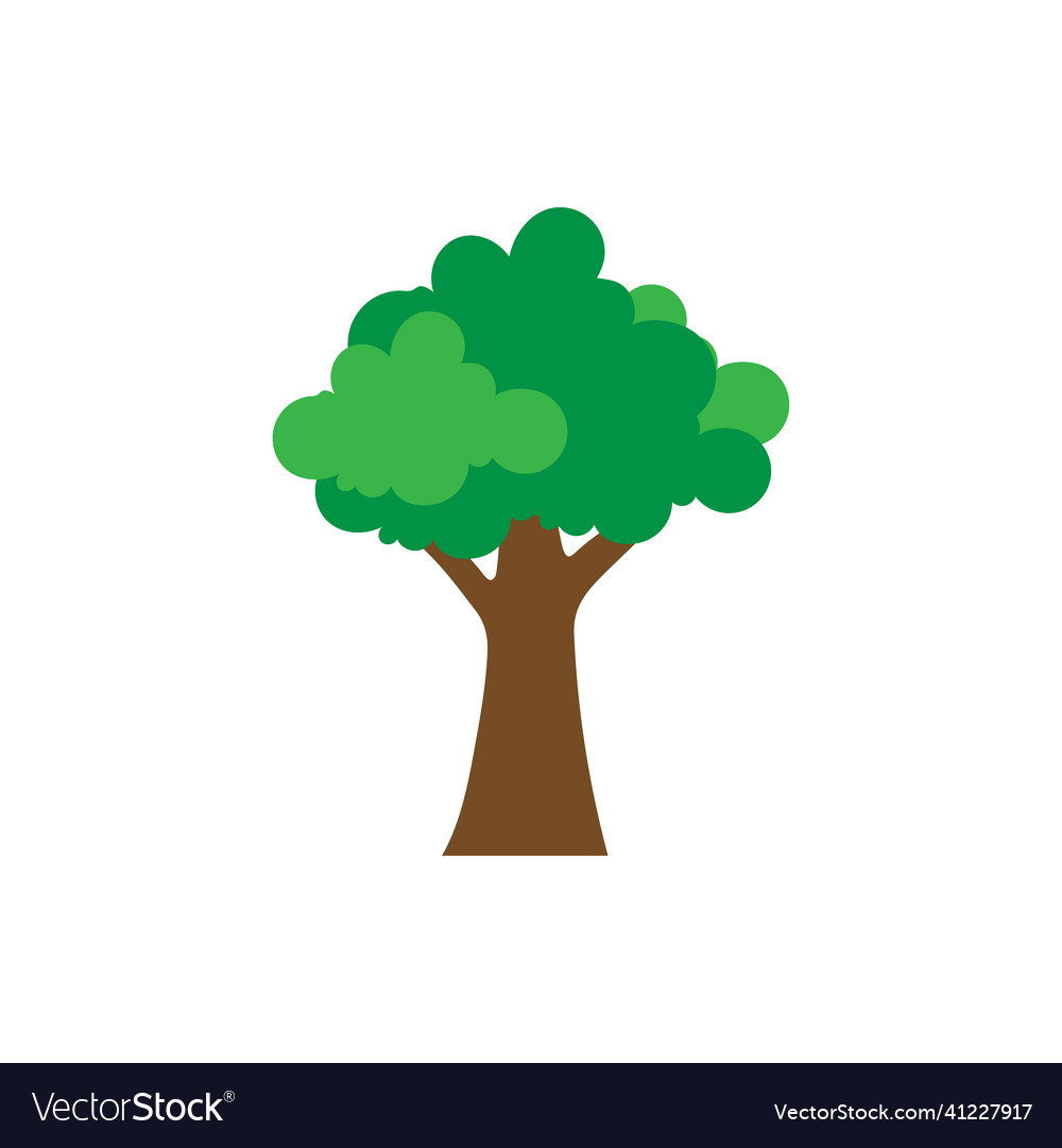 Tree icon design template isolated Vector Image Tree icon design template isolated
