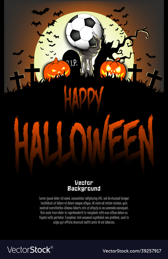 Zombie Halloween Soccer