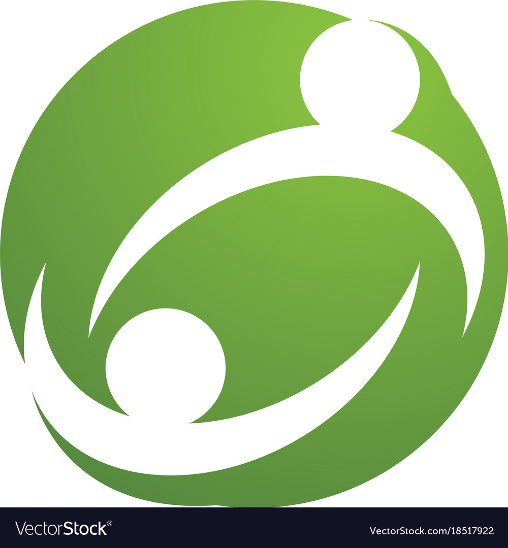 Community People Care Logo And Symbols Template Vector Image