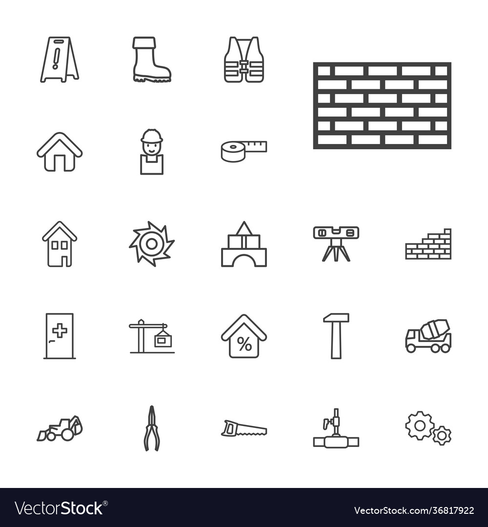 Construction icons