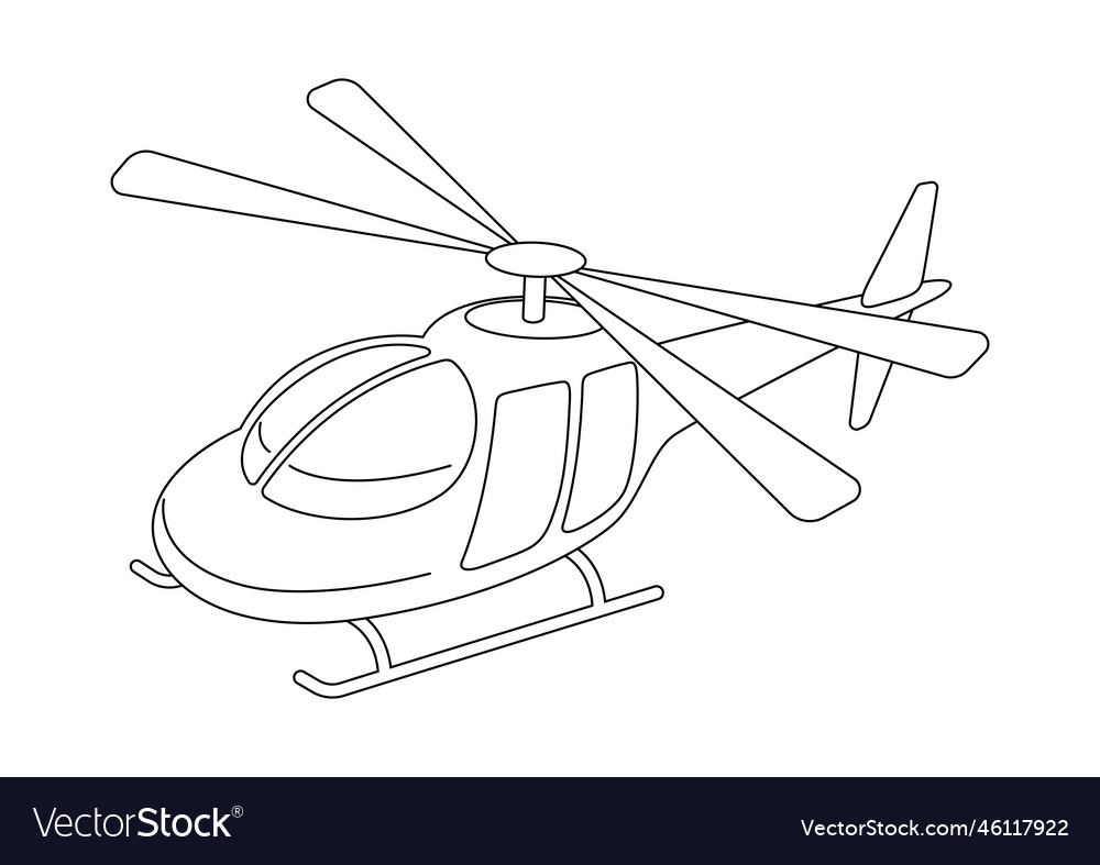 Helicopter icon of transportation