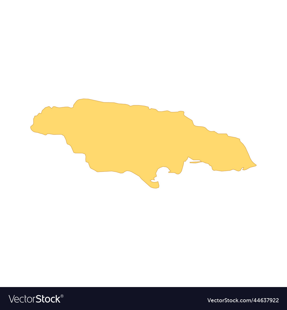 Jamaica Map Outline