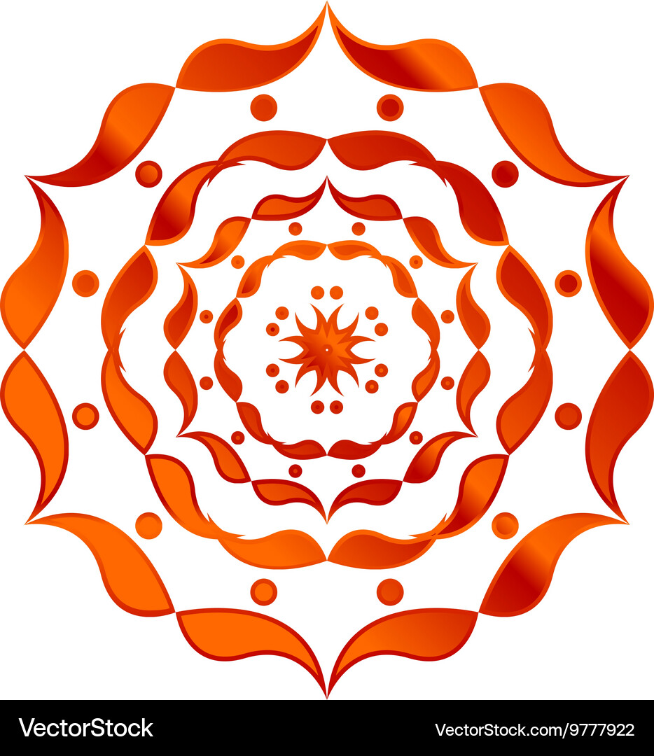 Mandala ethnic decorative elements Royalty Free Vector Image