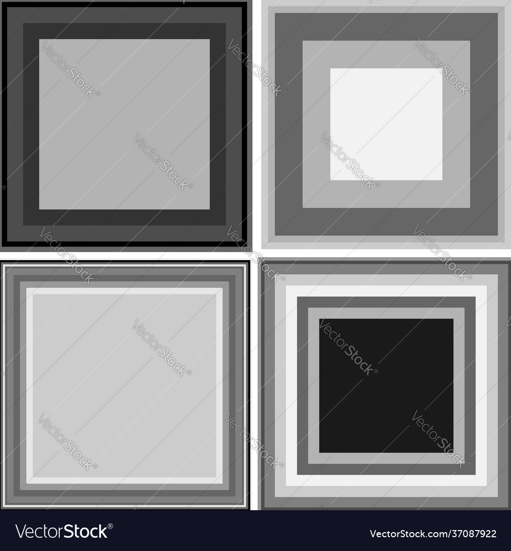 Random overlapping squares pattern background vector image Random overlapping squares pattern background
