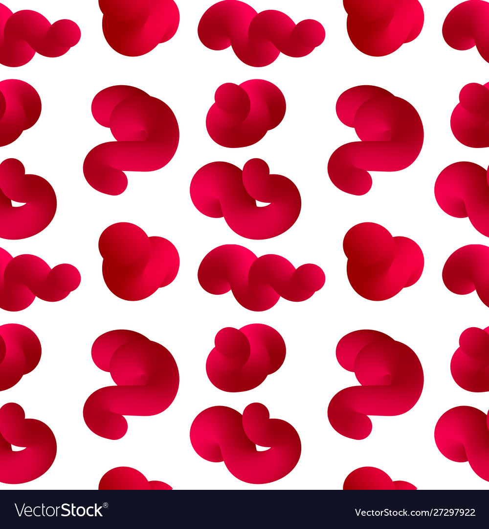Seamless pattern with fluid colored shapes Vector Image Seamless pattern with fluid colored shapes