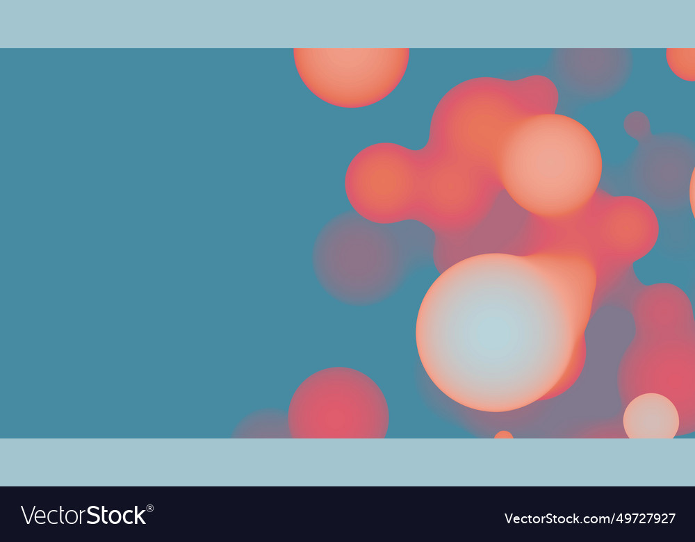 Abstract 3d fluid metaball shape with colorful vector image Abstract 3d fluid metaball shape with colorful