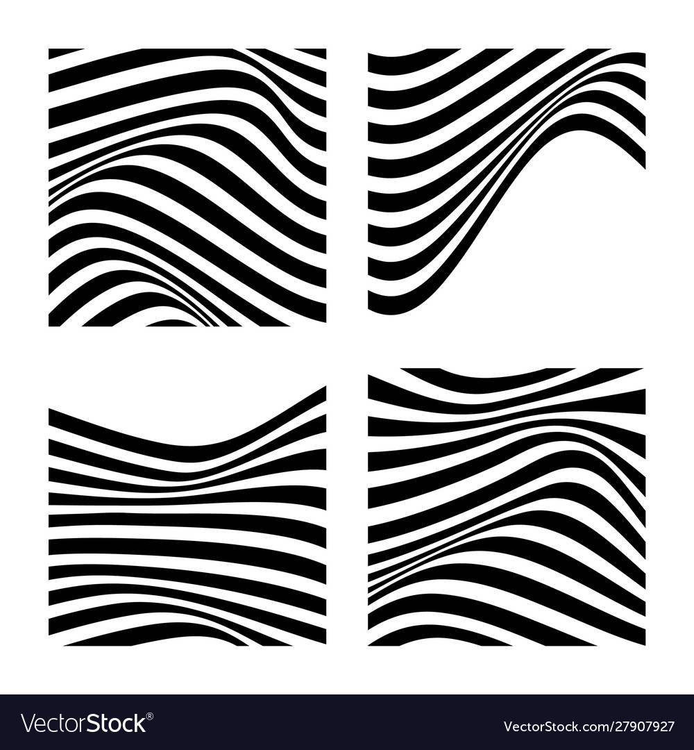 Abstract backgrounds with wavy lines