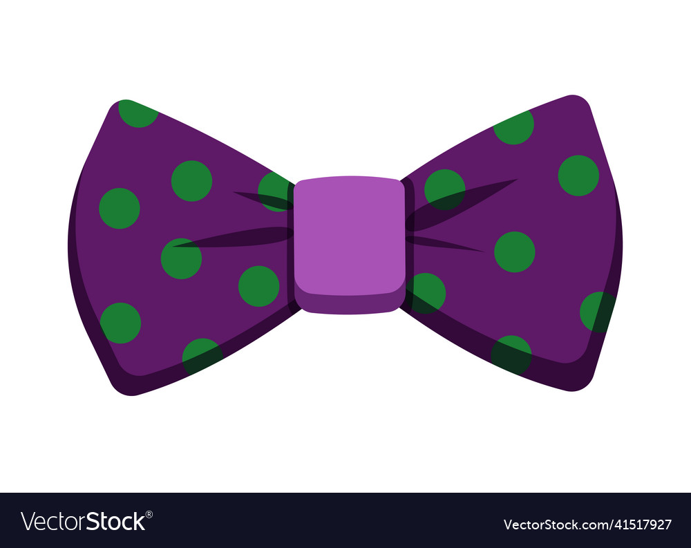 Flat bow tie Royalty Free Vector Image - VectorStock