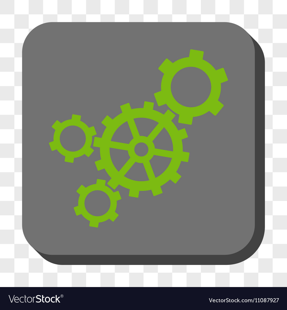 Mechanism rounded square button