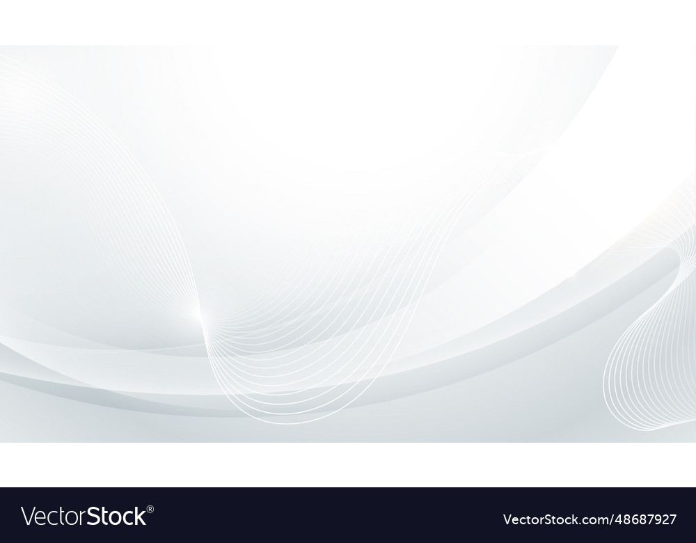 Modern and smooth wavy line business backdrop