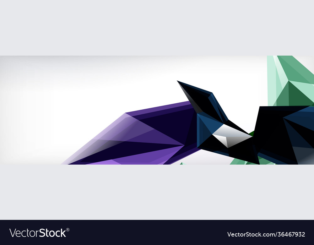 3d triangles and pyramids abstract