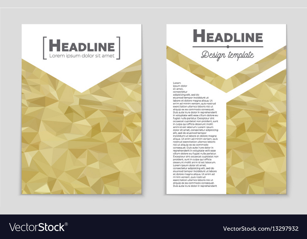 Abstract layout background set for art