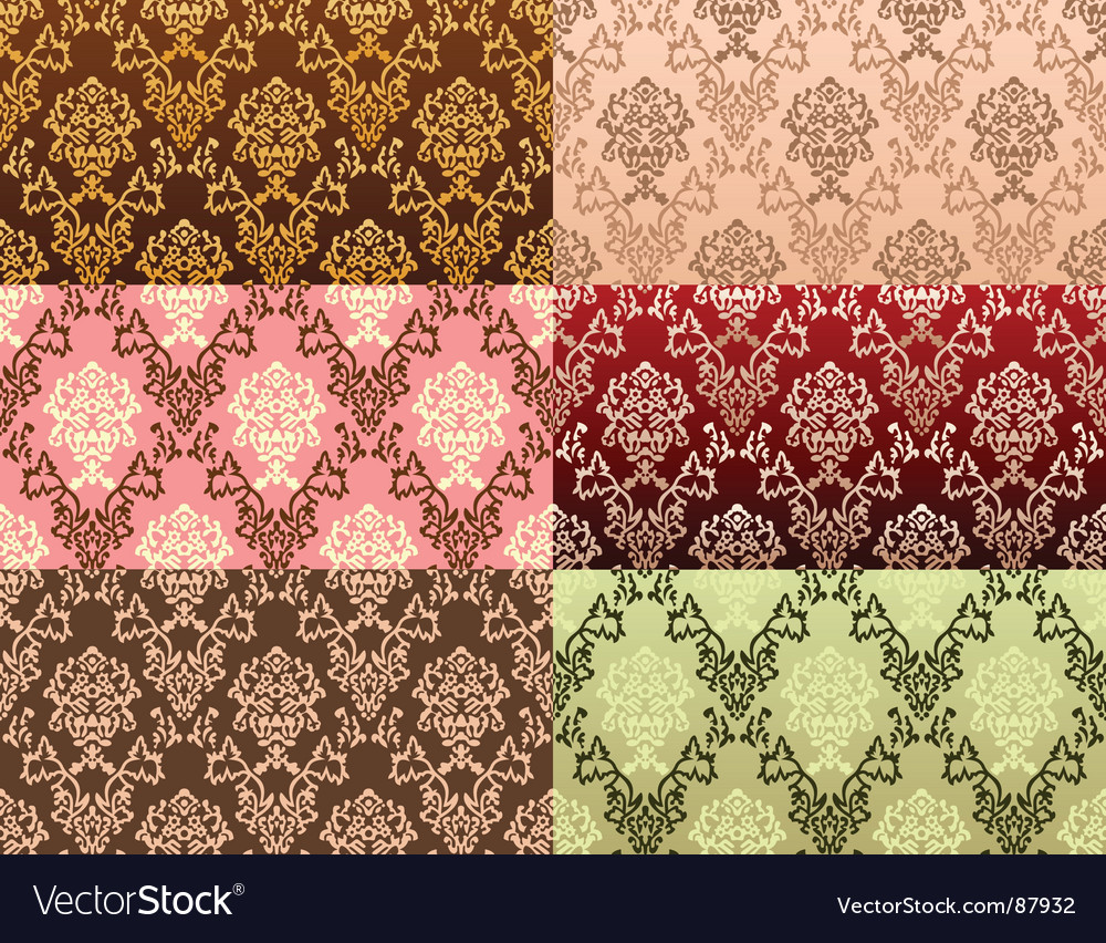 Damask Pattern Background