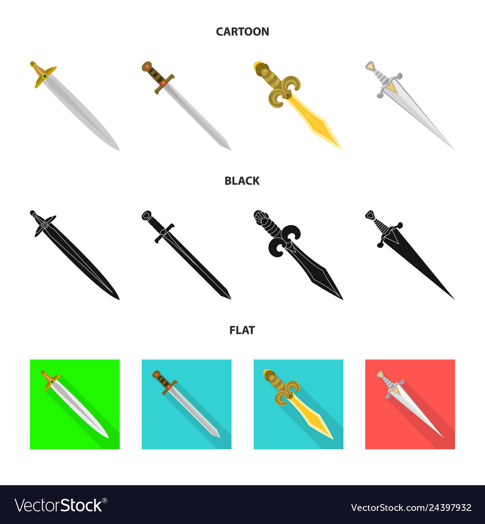 Design of game and armor sign set