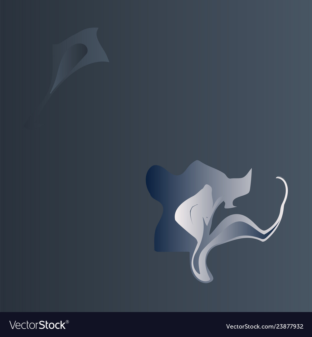 Gray gradient background with abstract elements vector image Gray gradient background with abstract elements