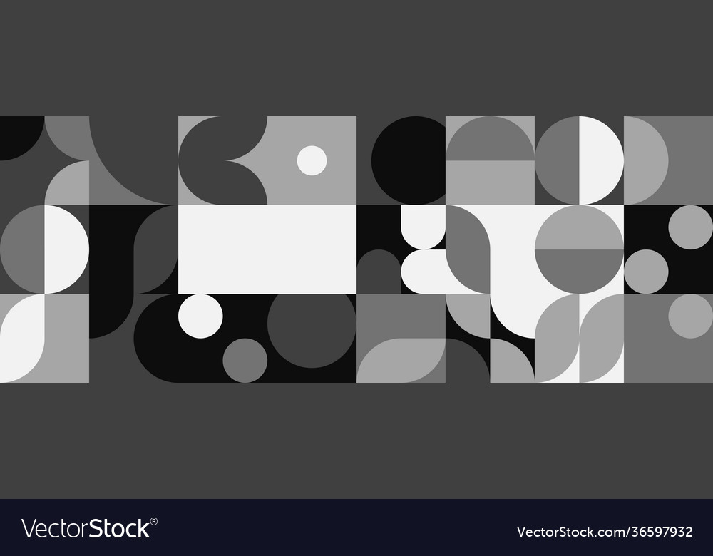Monochrome abstract pattern design