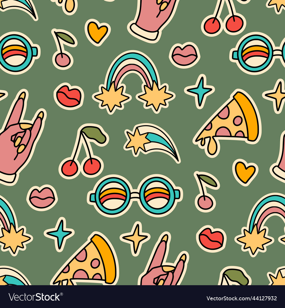 Retro Summer Pattern - 70s Vibes