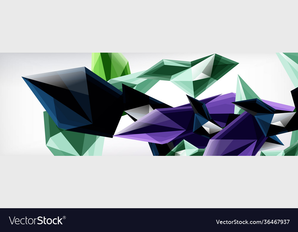 3d triangles and pyramids abstract vector image 3d triangles and pyramids abstract